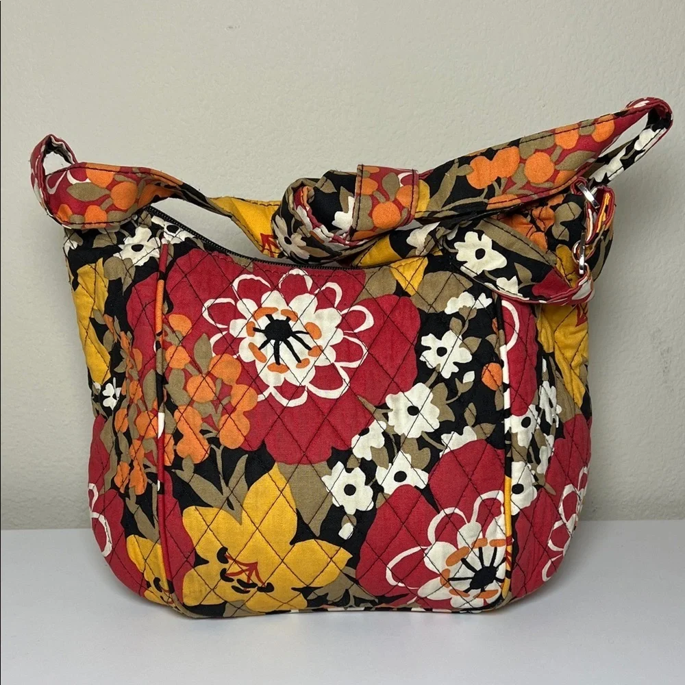 Vera Bradley Bittersweet Retired Vintage 2013 Quilted Messenger Crossbody Purse